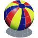 BEACH BALL WITH SHADOW 14