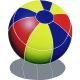 BEACH BALL WITH SHADOW 9