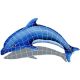 DOLPHIN WITH SHADOW LEFT 25