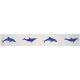 STEP MARKERS DOLPHINS BLUE – Handmade Porcelain tile designs