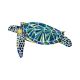 SEA TURTLE  – Handcut Glass Tile Designs | Decorative Mosaic for Wall, Pool & Spa