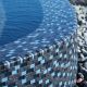 Trim Blue Blend 1x2 – Glass Tile – Decorative Tiles for Pools, Kitchens & Bathrooms