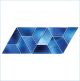 Cirrus Blue – Glass Tile – Decorative Tiles for Pools, Kitchens & Bathrooms