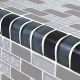 SLATE TRIM 1x2 – Glass Tile – Decorative Tiles for Pools, Kitchens & Bathrooms