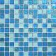 BLUE BLEND 1x1 – Glass Tile – Decorative Tiles for Pools, Kitchens & Bathrooms