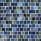 DARK BLUE BLEND – Glass Tile – Decorative Tiles for Pools, Kitchens & Bathrooms