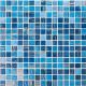 BLUE COPPER BLEND – Glass Tile – Decorative Tiles for Pools, Kitchens & Bathrooms