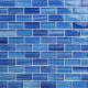 CARIBBEAN BLUE BLEND 1x2 – Glass Tile – Decorative Tiles for Pools, Kitchens & Bathrooms