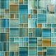 AQUA BLEND MIXED – Glass Tile – Decorative Tiles for Pools, Kitchens & Bathrooms