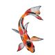 KOI FISH B – Handmade Porcelain tile designs