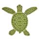 LOGGERHEAD TURTLE B MINI GREEN – Handmade Porcelain tile designs