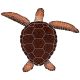 LOGGERHEAD TURTLE BROWN 20
