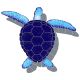 LOGGERHEAD TURTLE SHADOW BLUE 21