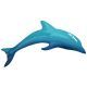 MINI DOLPHIN AQUA – Handmade Porcelain tile designs