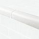 WHITE TRIM 2x6 – Glass Tile – Decorative Tiles for Pools, Kitchens & Bathrooms