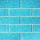 TURQUOISE 2x6 – Glass Tile – Decorative Tiles for Pools, Kitchens & Bathrooms