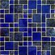 COBALT BLACK MIXED – Glass Tile – Decorative Tiles for Pools, Kitchens & Bathrooms