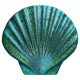 Caribbean Seashell – Fusion Accents – Handmade Porcelain Pool Mosaics