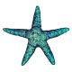 Caribbean Starfish – Fusion Accents – Handmade Porcelain Pool Mosaics