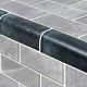 STRATUS GRAY TRIM 2x4 – Glass Tile – Decorative Tiles for Pools, Kitchens & Bathrooms
