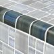 STEEL BLUE GRAY BLEND TRIM MIXED – Glass Tile – Decorative Tiles for Pools, Kitchens & Bathrooms