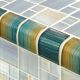 AQUA BLEND TRIM MIXED – Glass Tile – Decorative Tiles for Pools, Kitchens & Bathrooms