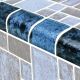 AZURE BLACK TRIM – Glass Tile – Decorative Tiles for Pools, Kitchens & Bathrooms